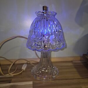 Vintage Princess House Heritage Crystal Romance Vanity Boudoir Lamp 10.5 In